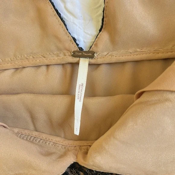 Free People Black Lace Mini Dress - Picture 2 of 5